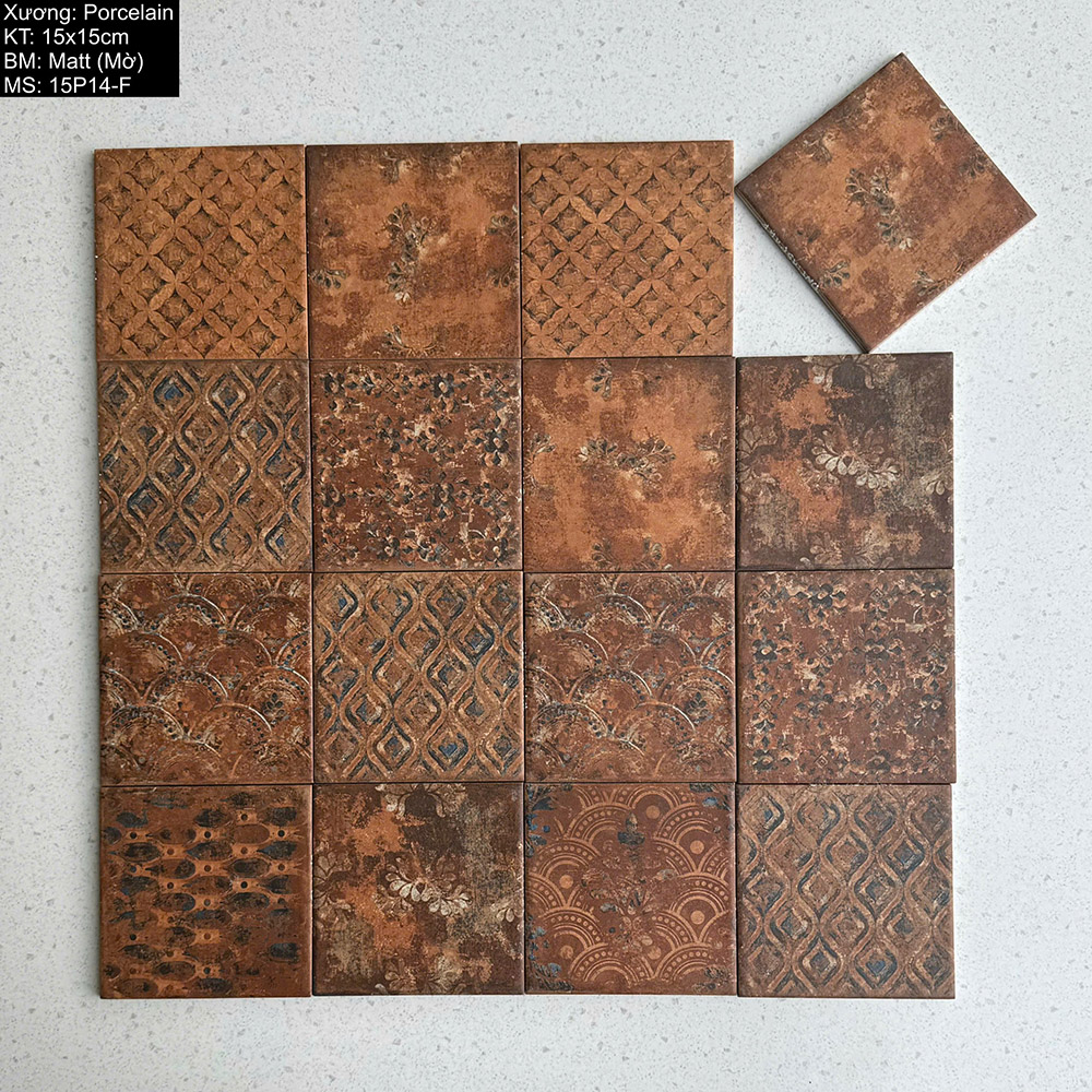 Gạch giả cổ 15x15 cm 15P14-F